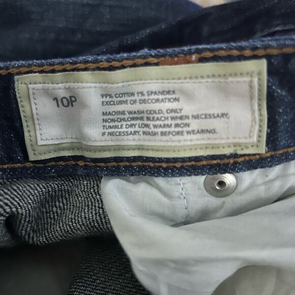 Ann Taylor LOFT Womens Jeans Blue Denim Mid Rise Slim Cropped Stretch 10P - Picture 5 of 11